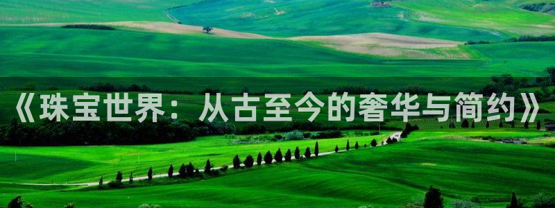 新宝5入口：《珠宝世界：从古至今的奢华与简约》